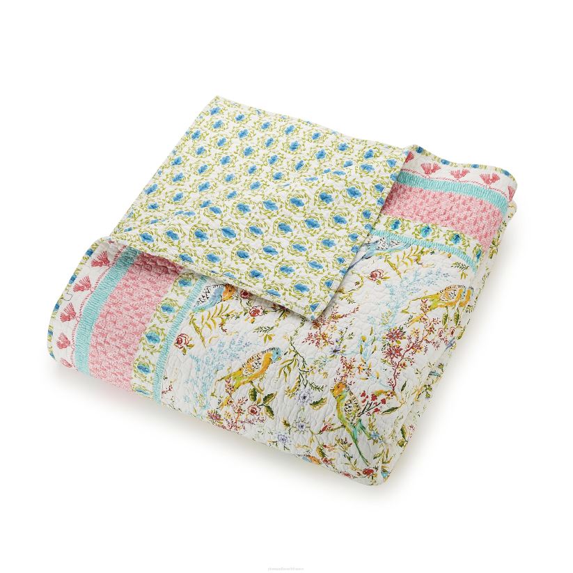 Plow & Hearth articles ménagers ensemble 3 pièces courtepointe en coton ava - complet/grand lit 0BNZ2666