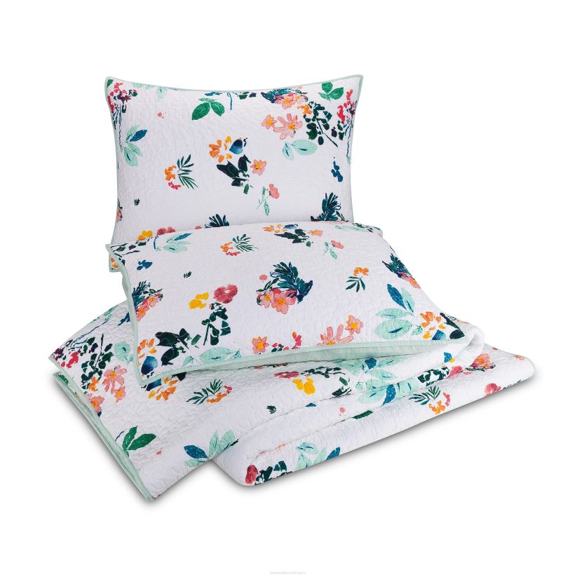 Plow & Hearth articles ménagers ensemble de courtepointe en coton violet - très grand lit 0BNZ2675