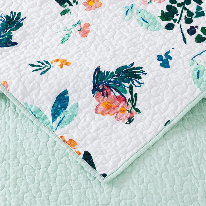 Plow & Hearth articles ménagers ensemble de courtepointe en coton violet - très grand lit 0BNZ2675