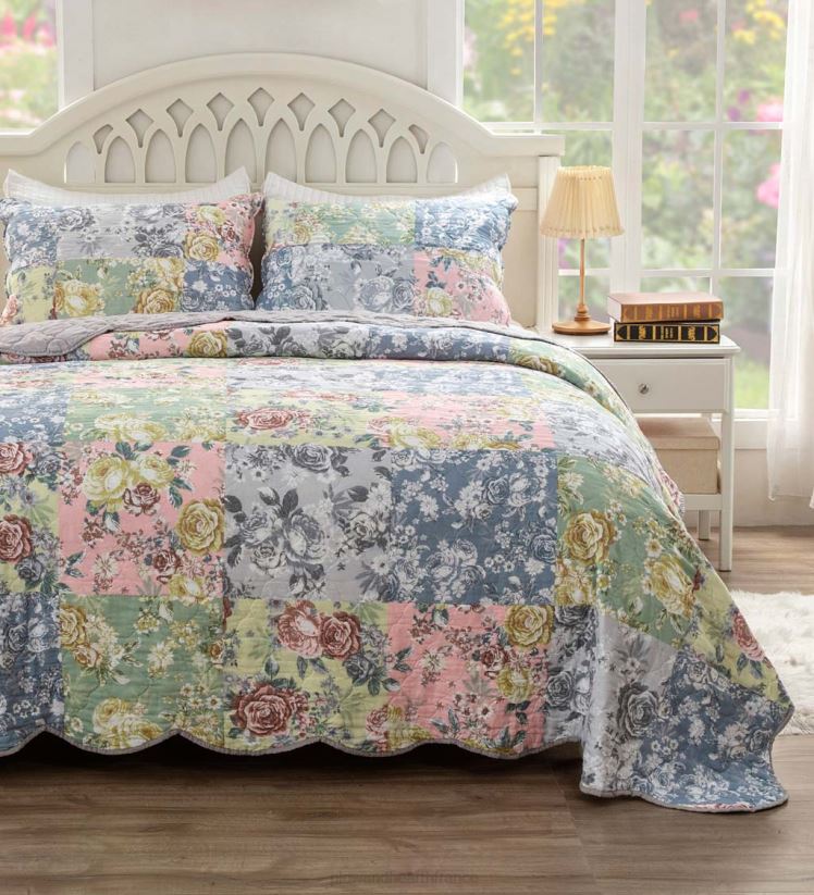 Plow & Hearth articles ménagers parure de lit matelassée Deborah 0BNZ2664