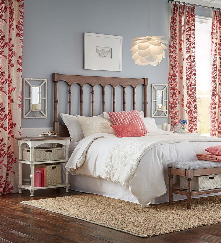 Plow & Hearth articles ménagers tête de lit des tanneurs de la collection Farmhouse de Laurel Ridge 0BNZ2122