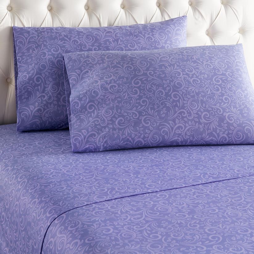 Plow & Hearth articles ménagers ensemble de draps en micro flanelle imprimé - carreaux d'écorce - complet 0BNZ2686