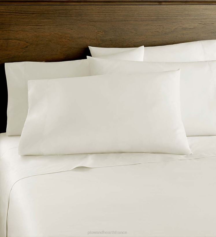 Plow & Hearth articles ménagers ensemble de draps en satin 400 fils Olivia 0BNZ2680