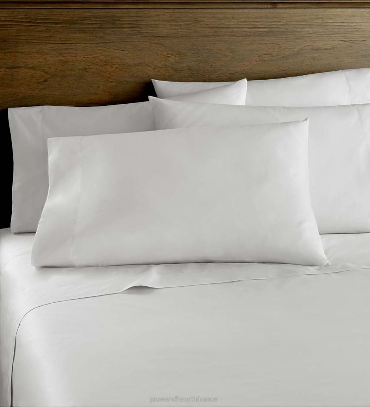 Plow & Hearth articles ménagers ensemble de draps en satin 400 fils Olivia 0BNZ2680