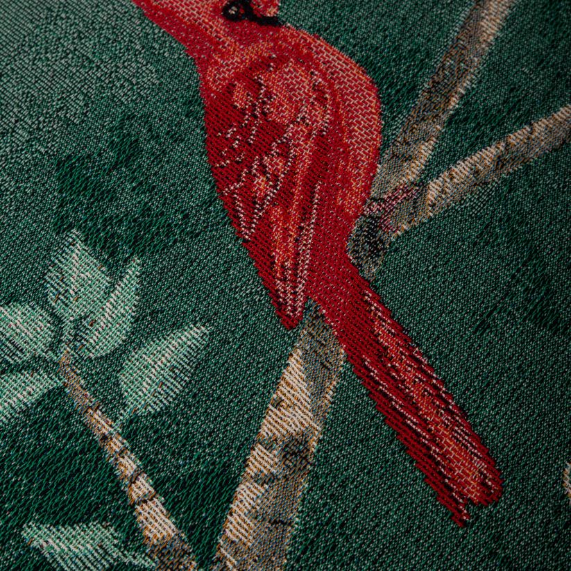 Plow & Hearth articles ménagers jeté en tapisserie en coton à message cardinal fabriqué aux États-Unis 0BNZ783