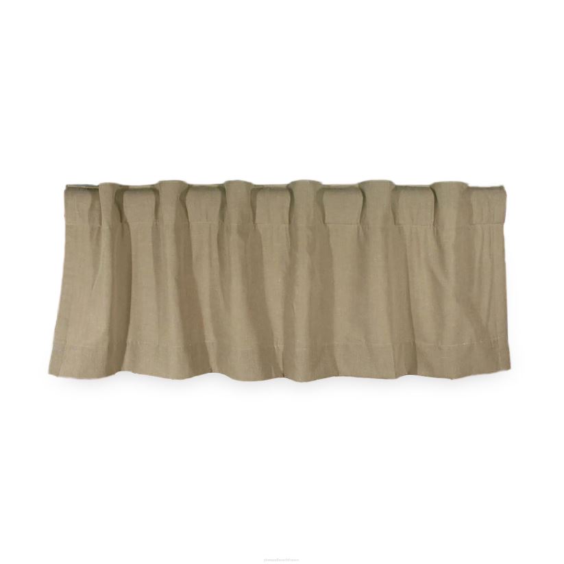 Plow & Hearth articles ménagers cantonnière de rideau à passe-tringle en tissu fait maison, 40