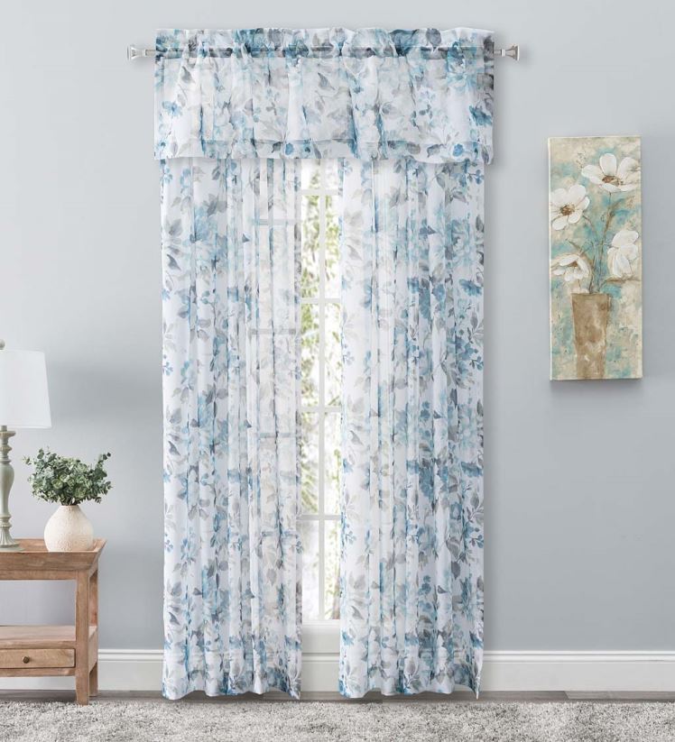 Plow & Hearth articles ménagers cantonnière fantaisiste avec passe-tringle, 54