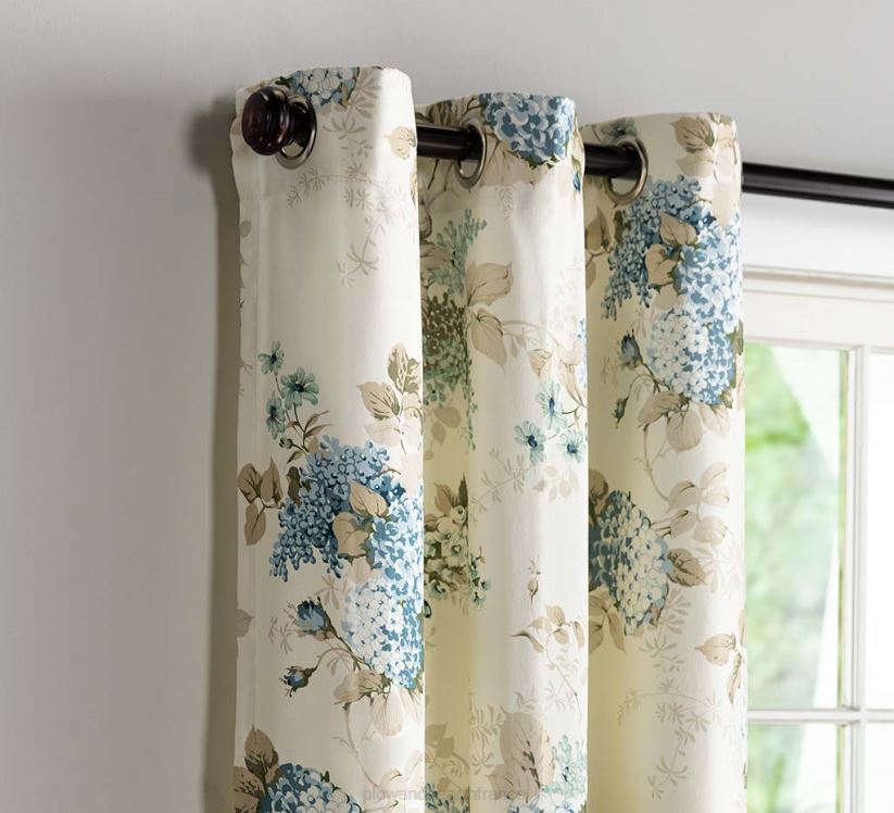 Plow & Hearth articles ménagers Paires de rideaux d'hortensia à œillets isolés thermalogique 0BNZ2560