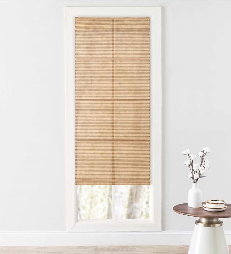 Plow & Hearth articles ménagers Store de fenêtre en bambou romain Capri 0BNZ2589