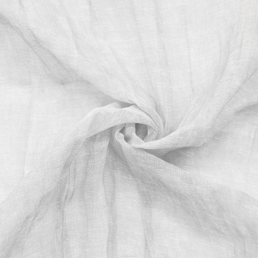 Plow & Hearth articles ménagers layla patte arrière/passe-tringle panneau transparent plissé écrasé - abricot - 52