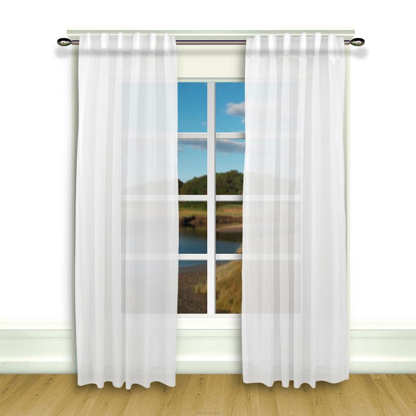 Plow & Hearth articles ménagers paires de panneaux de rideaux plissés layla - caramel écossais - 63