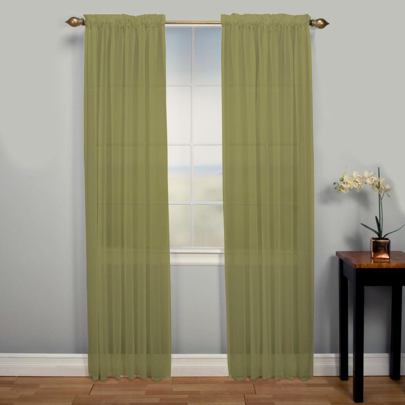 Plow & Hearth articles ménagers panneau de rideau à 2 poches layla - caramel écossais - 52