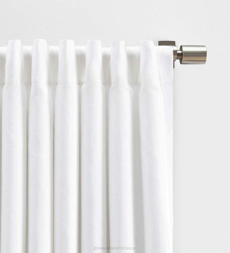 Plow & Hearth articles ménagers panneau de rideau à chevrons en coton 0BNZ2577