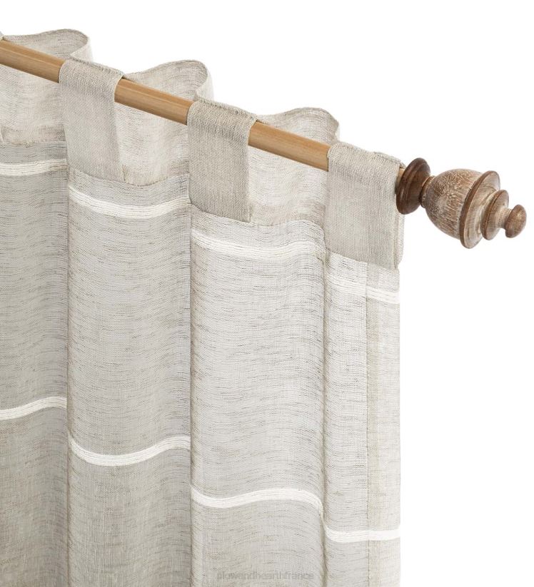 Plow & Hearth articles ménagers panneau à œillets à rayures horizon 0BNZ2613