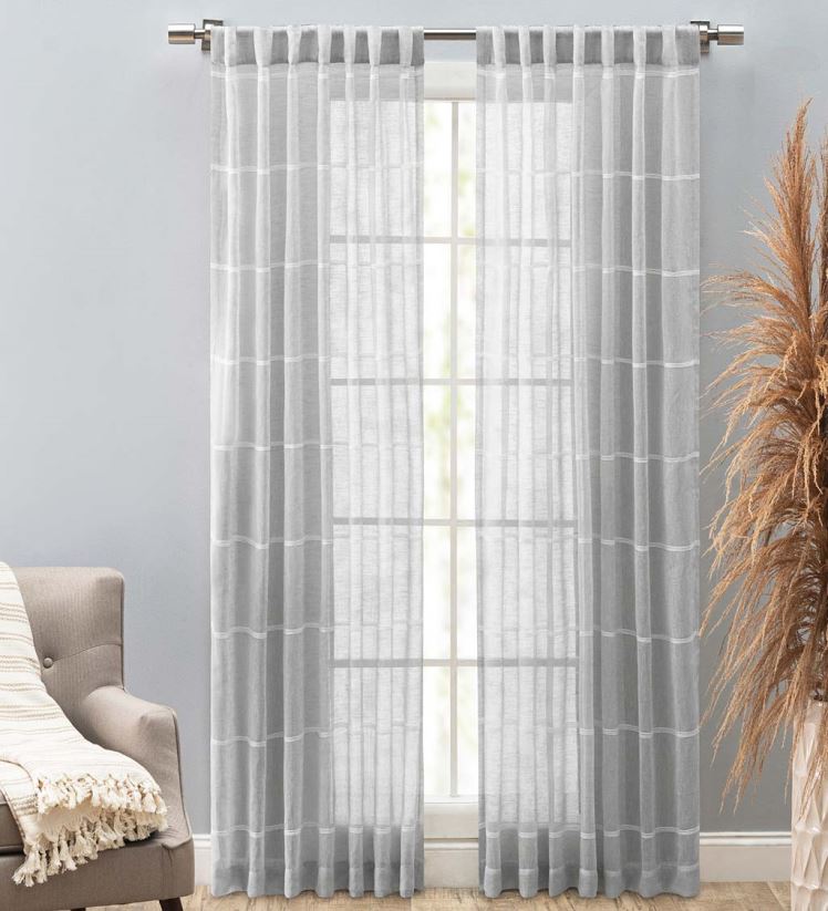 Plow & Hearth articles ménagers panneau à œillets à rayures horizon 0BNZ2613