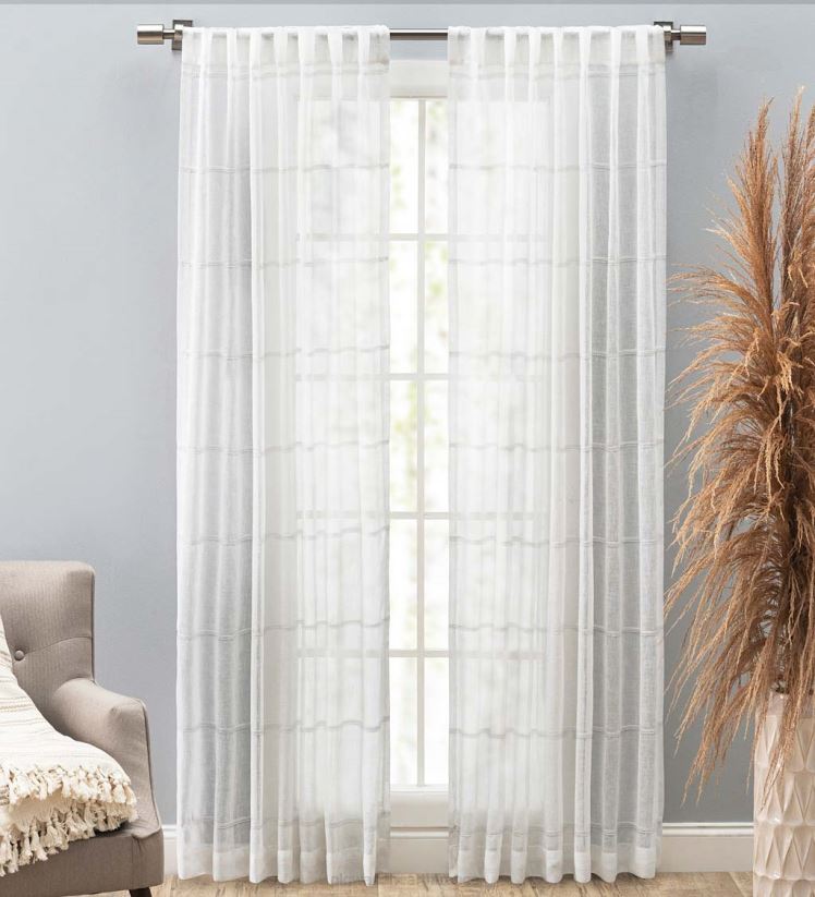 Plow & Hearth articles ménagers panneau à œillets à rayures horizon 0BNZ2613