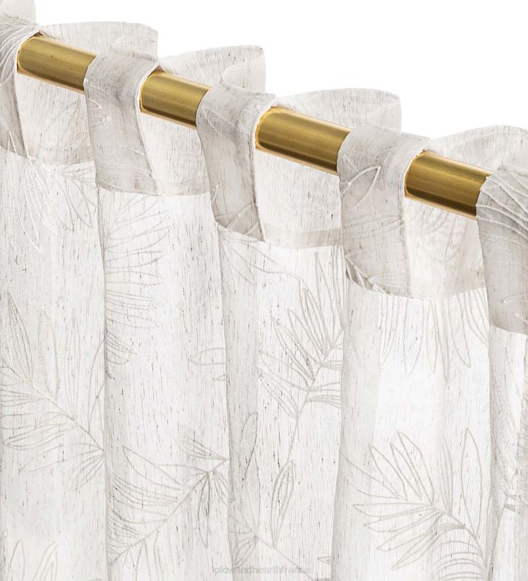 Plow & Hearth articles ménagers rideaux de feuilles transparentes 0BNZ2610