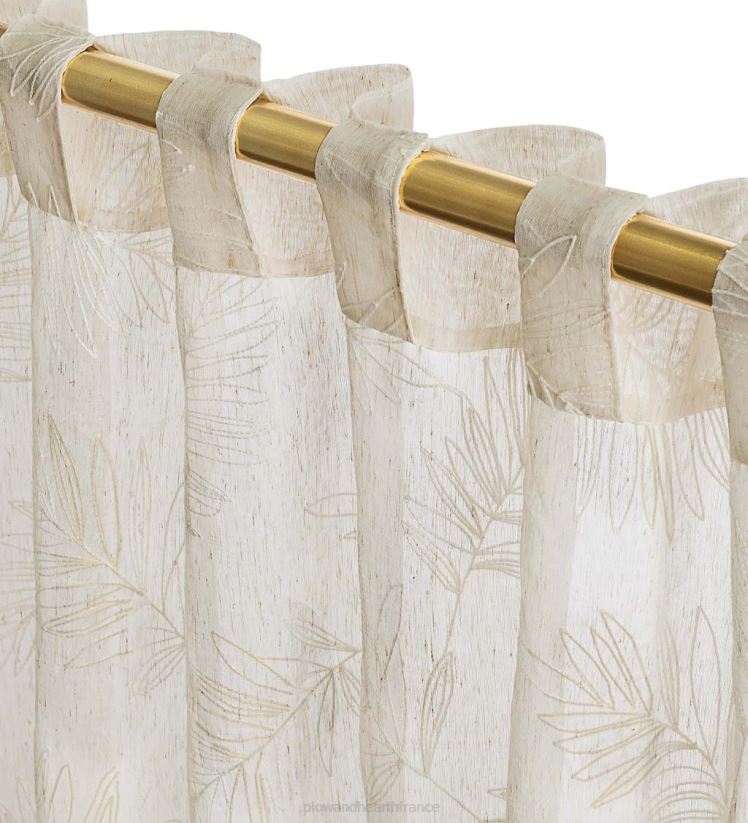 Plow & Hearth articles ménagers rideaux de feuilles transparentes 0BNZ2610