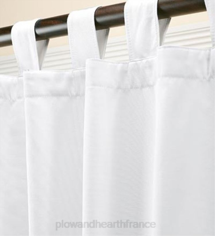 Plow & Hearth articles ménagers rideaux à passants solides isolés et économes en énergie thermalogique 0BNZ2556