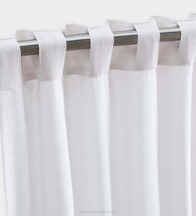 Plow & Hearth articles ménagers rideaux sereins en mélange de lin 0BNZ2607