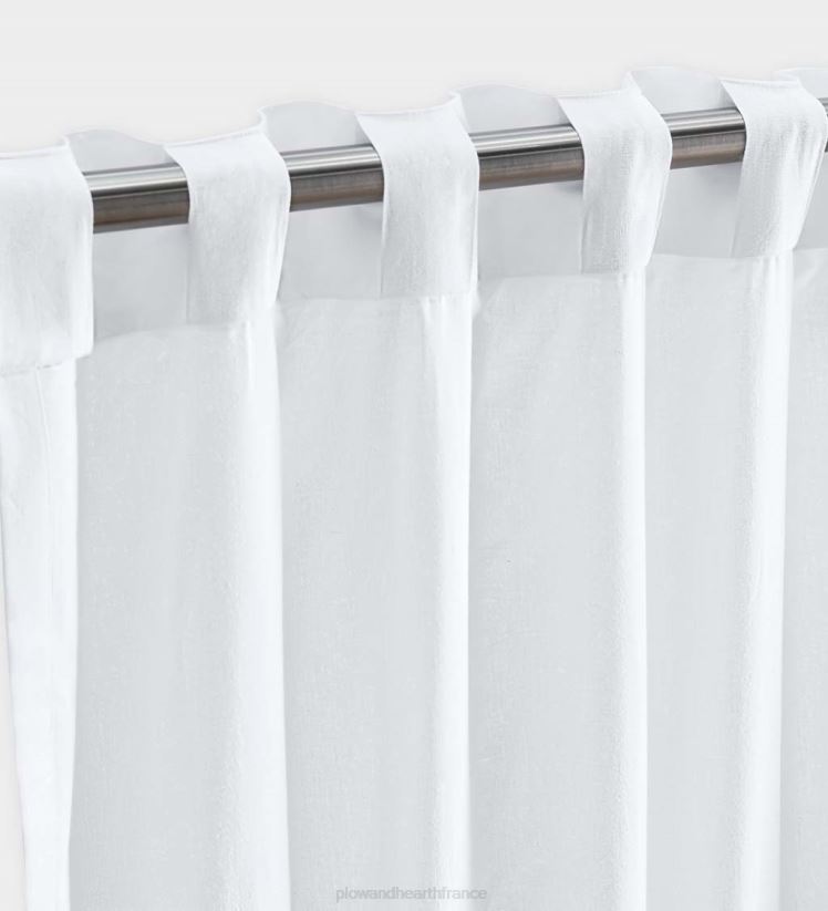 Plow & Hearth articles ménagers rideaux sereins en mélange de lin 0BNZ2607