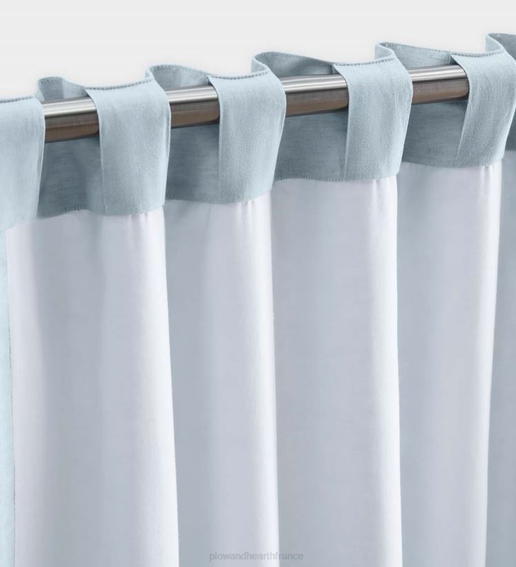 Plow & Hearth articles ménagers rideaux sereins en mélange de lin 0BNZ2607