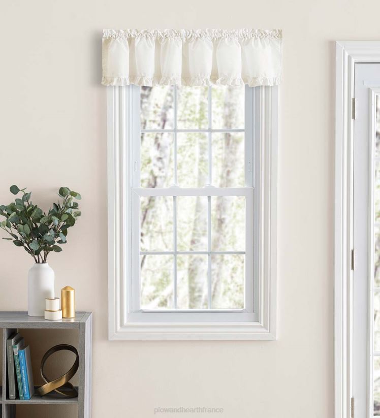 Plow & Hearth articles ménagers rideaux à volants étroits classiques 0BNZ2602