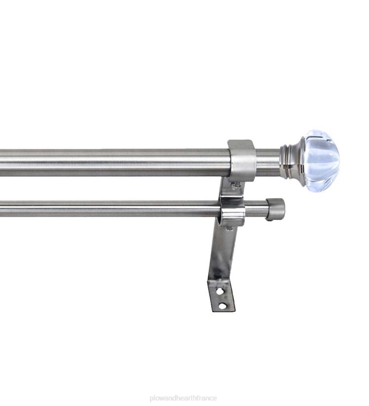 Plow & Hearth articles ménagers ensemble de tringle à rideau double Regal 0BNZ2644