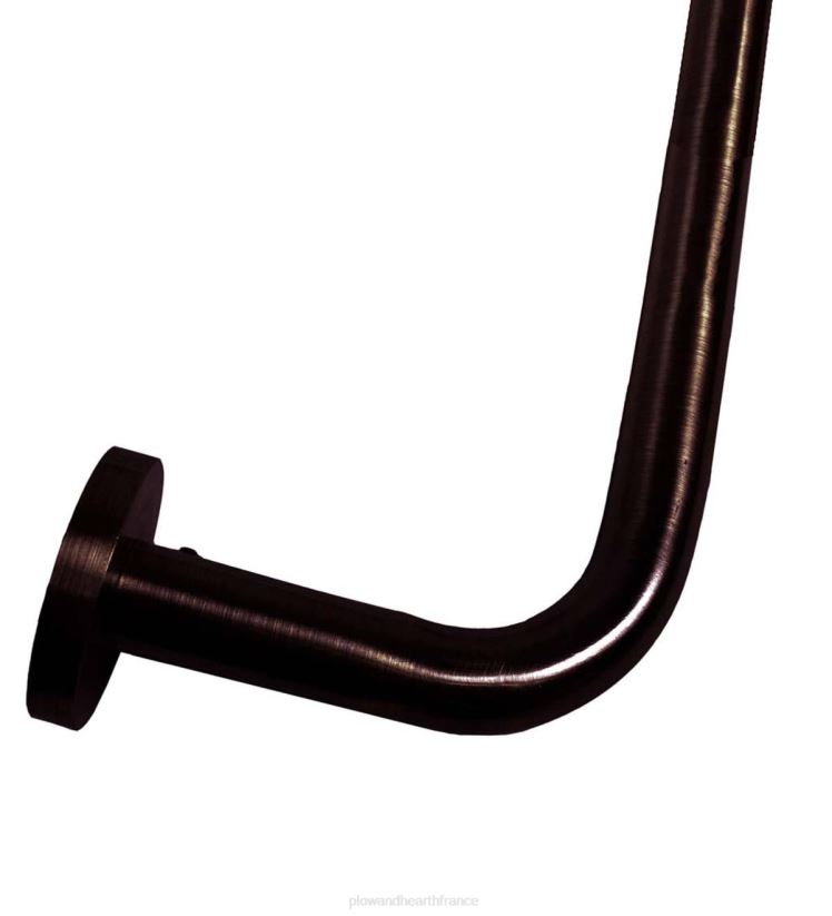 Plow & Hearth articles ménagers ensemble de tringle à rideau réglable pour baie vitrée - expresso 0BNZ2643