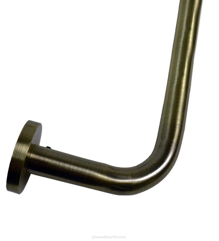 Plow & Hearth articles ménagers ensemble de tringle à rideau réglable pour baie vitrée - expresso 0BNZ2643