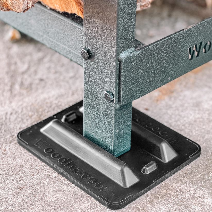 Plow & Hearth accessoires bases de support pour étagères en bois, lot de 4 - noir 0BNZ2848