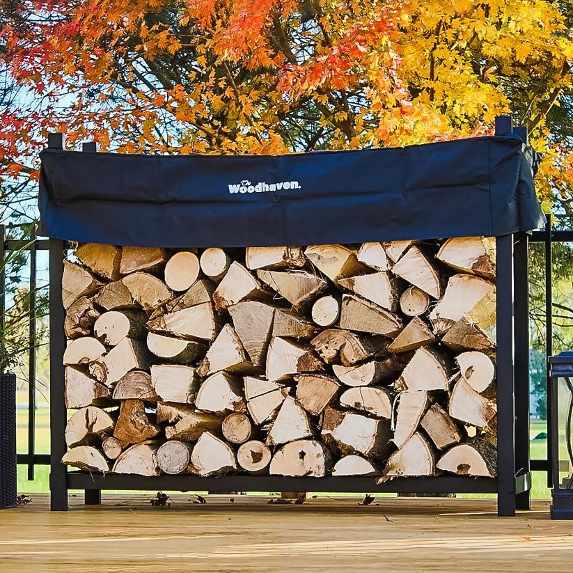 Plow & Hearth accessoires support à bois portable avec couvercle 0BNZ2849