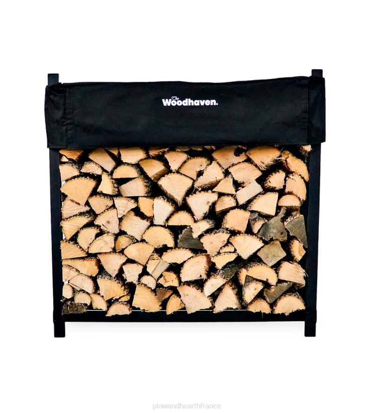 Plow & Hearth accessoires support à bois portable avec couvercle 0BNZ2849