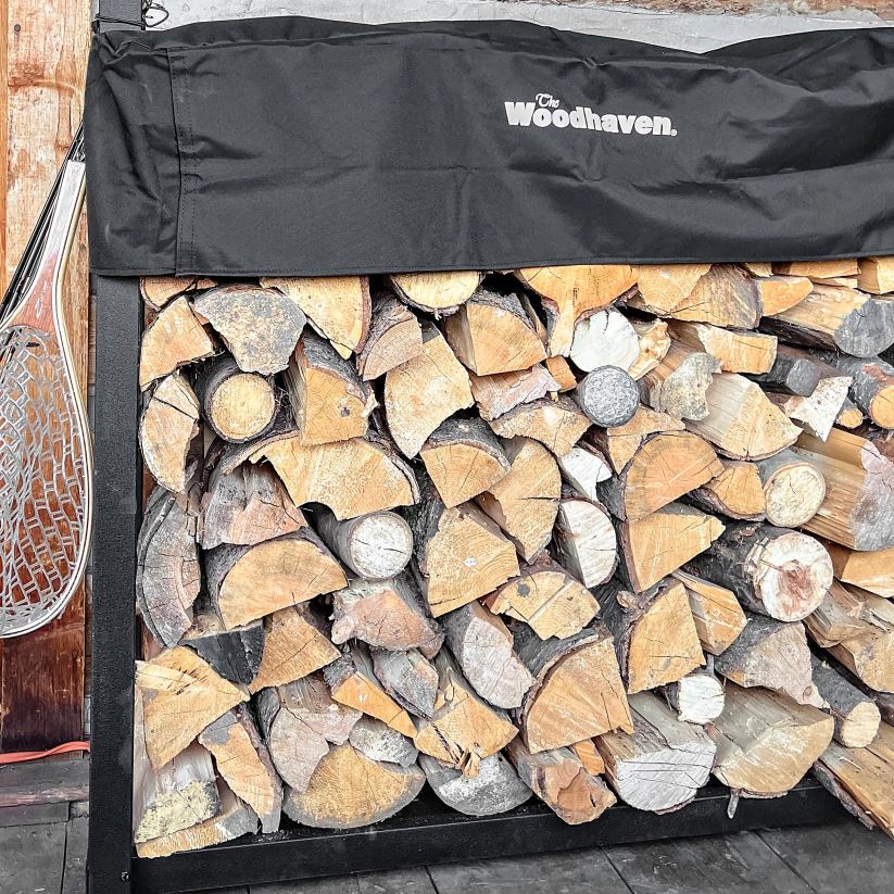 Plow & Hearth accessoires support à bois portable avec couvercle 0BNZ2849