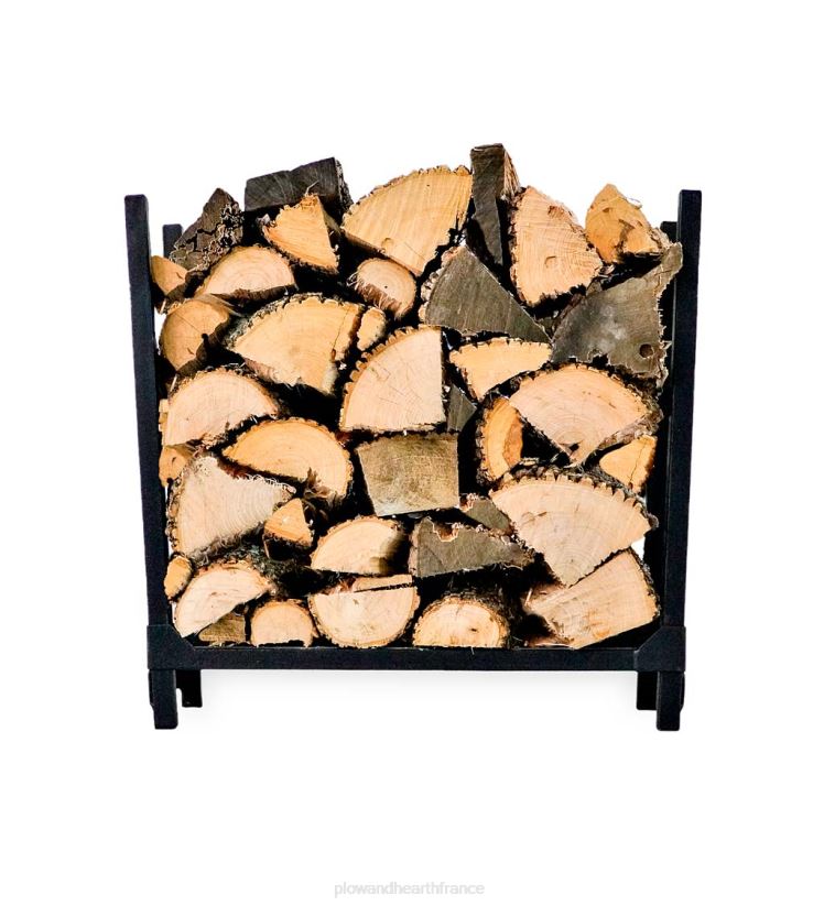 Plow & Hearth accessoires support à bois portable - noir 0BNZ2847