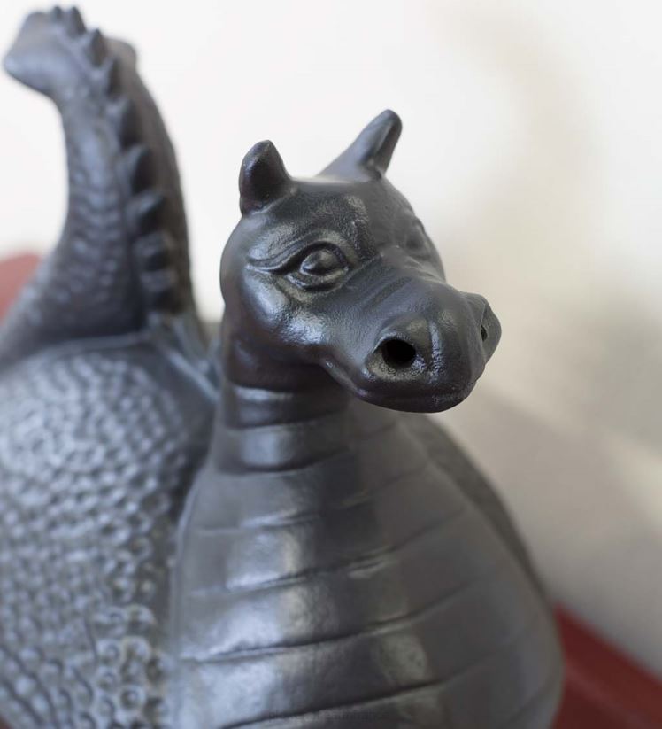 Plow & Hearth accessoires Poêle à vapeur dragon en fonte - noir 0BNZ2837