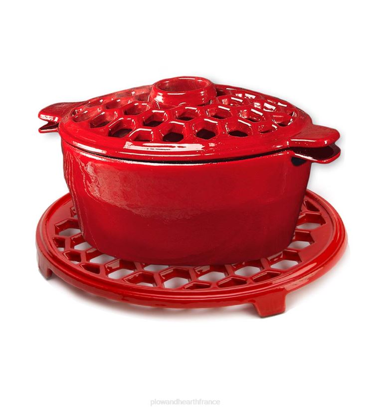 Plow & Hearth accessoires cuiseurs à vapeur et dessous de plat en fonte 0BNZ2841