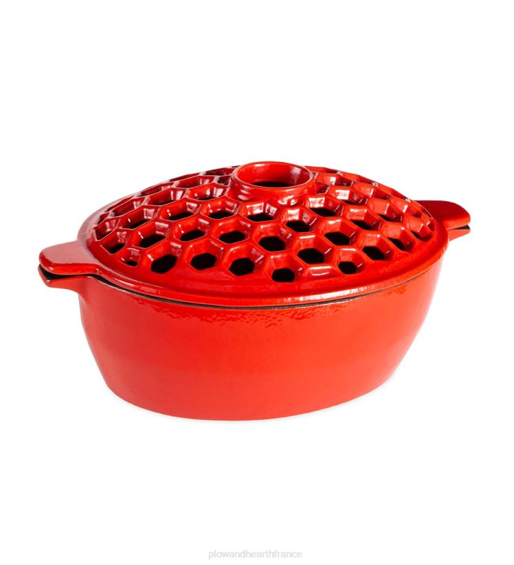 Plow & Hearth accessoires cuiseurs à vapeur et dessous de plat en fonte 0BNZ2841