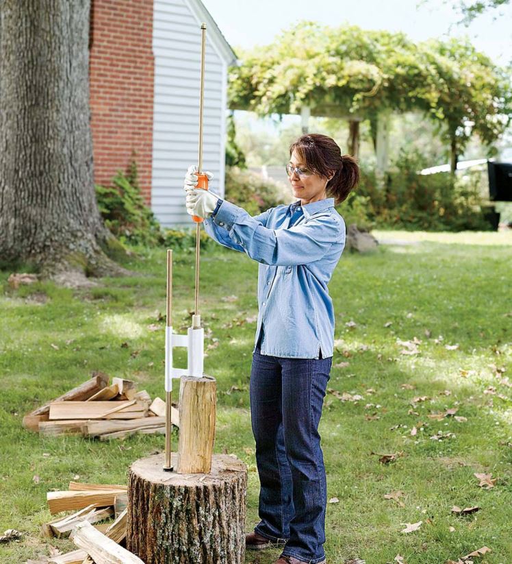 Plow & Hearth accessoires Fendeuse de bûches intelligente - blanc 0BNZ2958