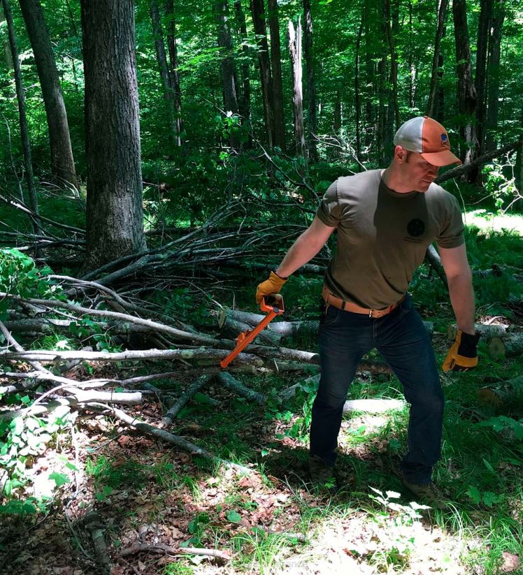 Plow & Hearth accessoires outil multifonction forestier ergonomique 3-en-1 0BNZ2959