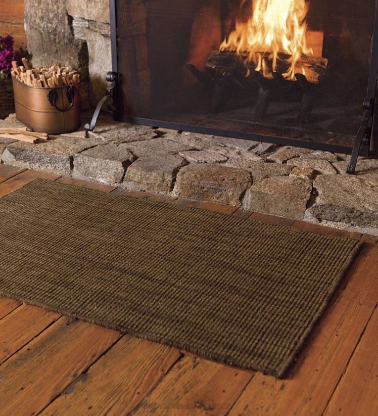 Plow & Hearth accessoires Tapis Dalton en laine mélangée, 2' x 3'6
