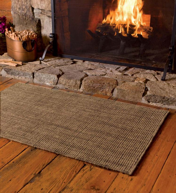 Plow & Hearth accessoires Tapis Dalton en laine mélangée, 2' x 3'6