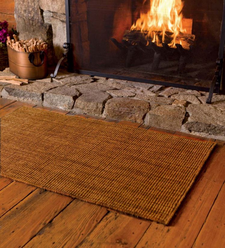 Plow & Hearth accessoires Tapis Dalton en laine mélangée, 3'6