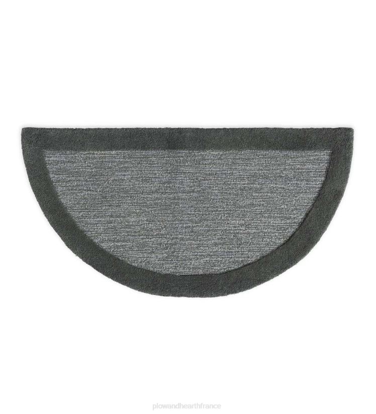 Plow & Hearth accessoires Tapis demi-rond à bandes madrid, 2' x 4' - baie 0BNZ2802