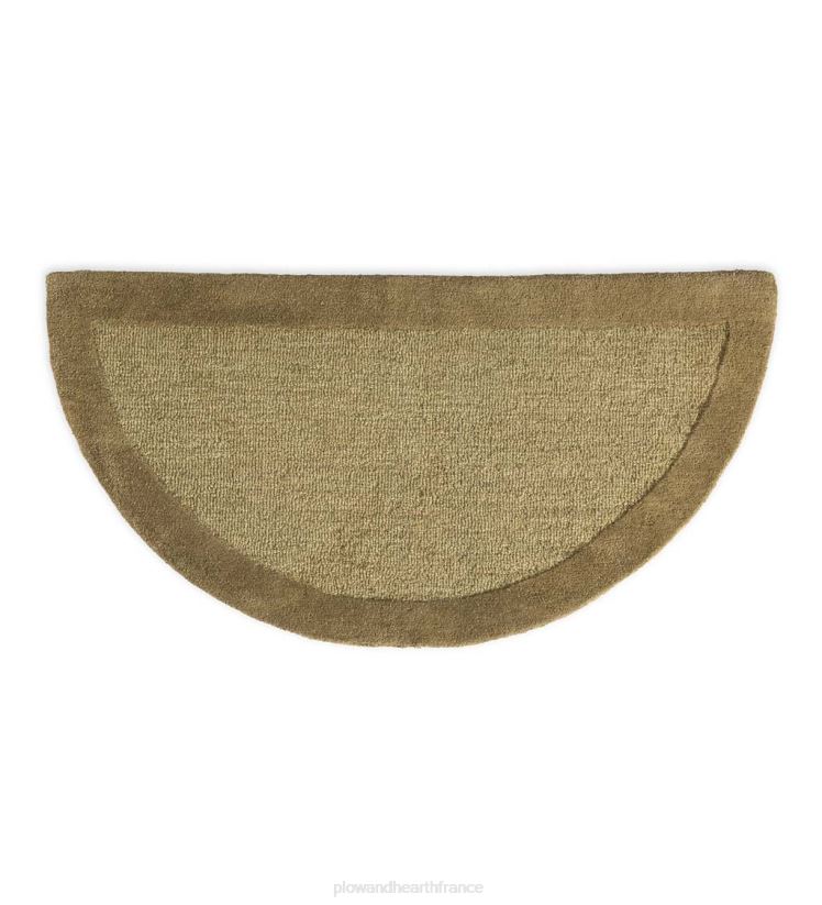 Plow & Hearth accessoires Tapis demi-rond à bandes madrid, 2' x 4' - baie 0BNZ2802