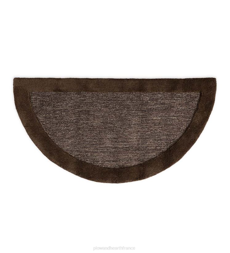 Plow & Hearth accessoires Tapis demi-rond à bandes madrid, 2' x 4' - baie 0BNZ2802