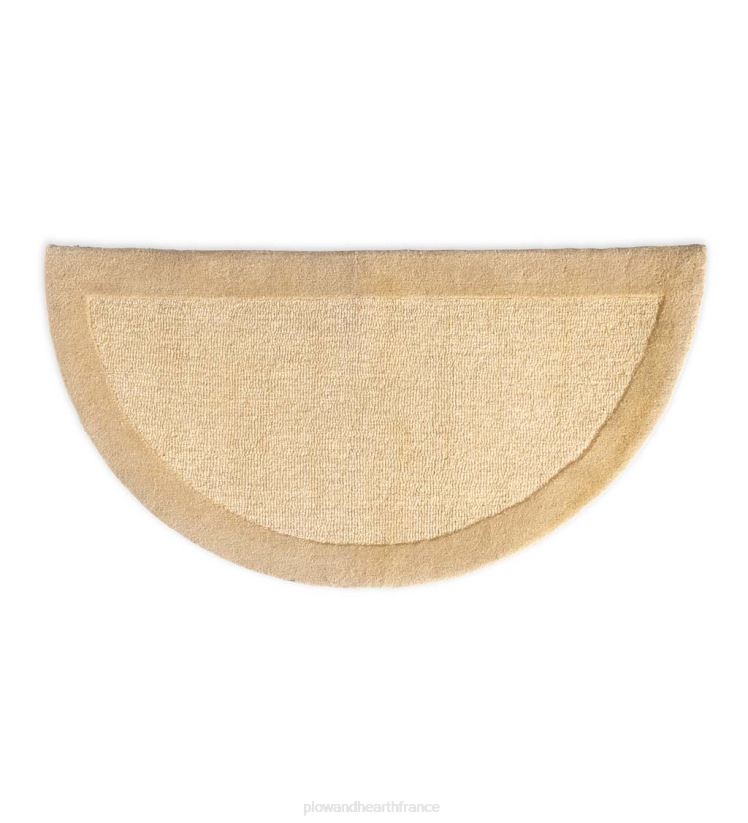 Plow & Hearth accessoires Tapis demi-rond à bandes madrid, 2' x 4' - baie 0BNZ2802