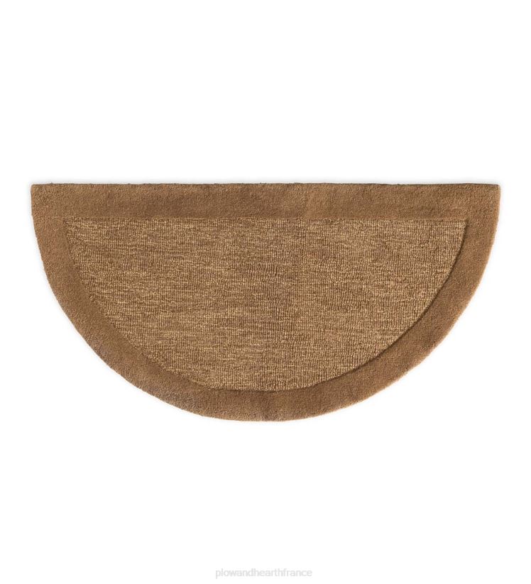 Plow & Hearth accessoires Tapis demi-rond à bandes madrid, 2' x 4' - baie 0BNZ2802