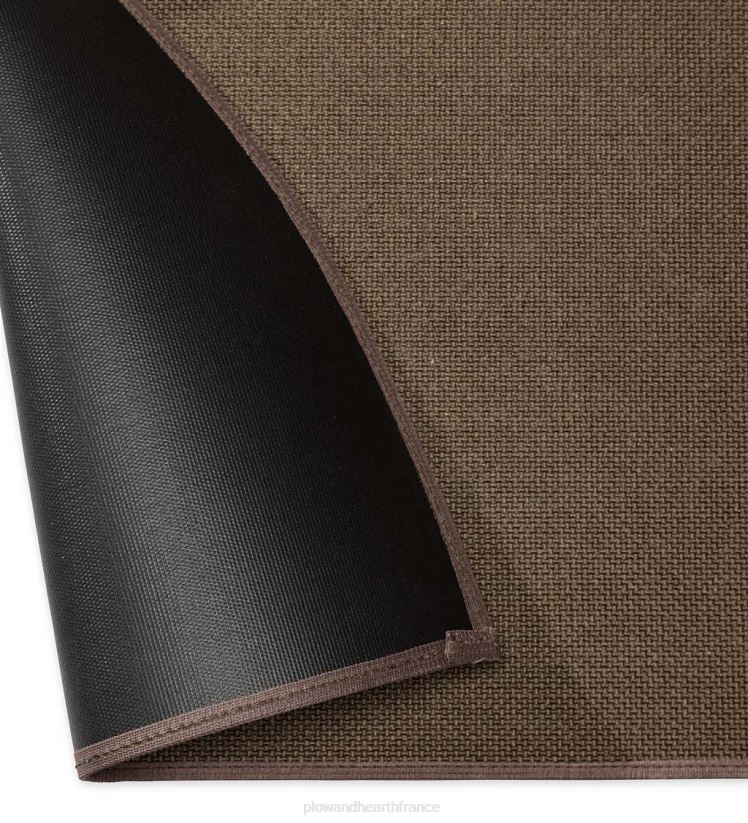 Plow & Hearth accessoires tapis demi-rond en fibre de verre ignifuge 0BNZ2801