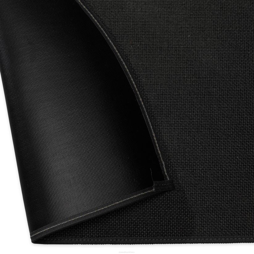 Plow & Hearth accessoires tapis demi-rond en fibre de verre ignifuge 0BNZ2801